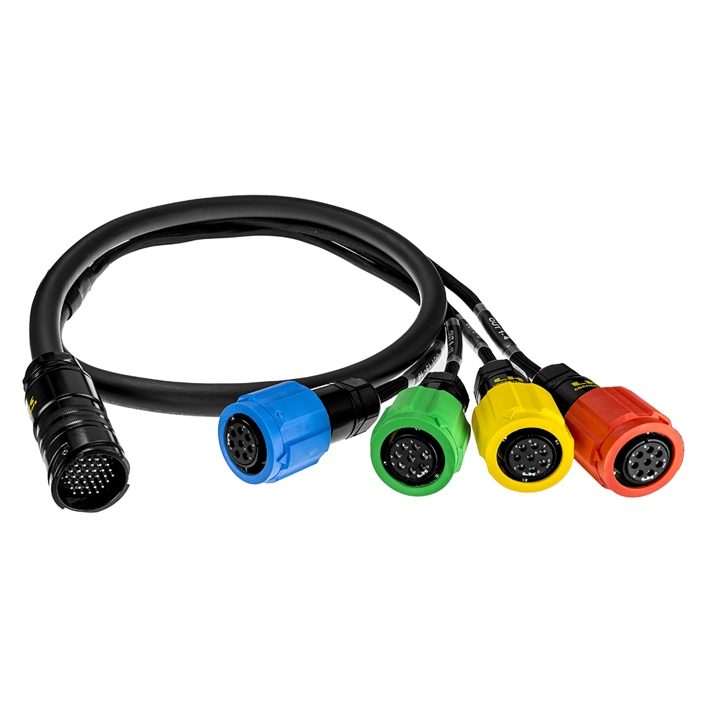 Breakout Speaker LK 37 poli con 4 x connettori Speaker LK 08 poli (CA-COM)