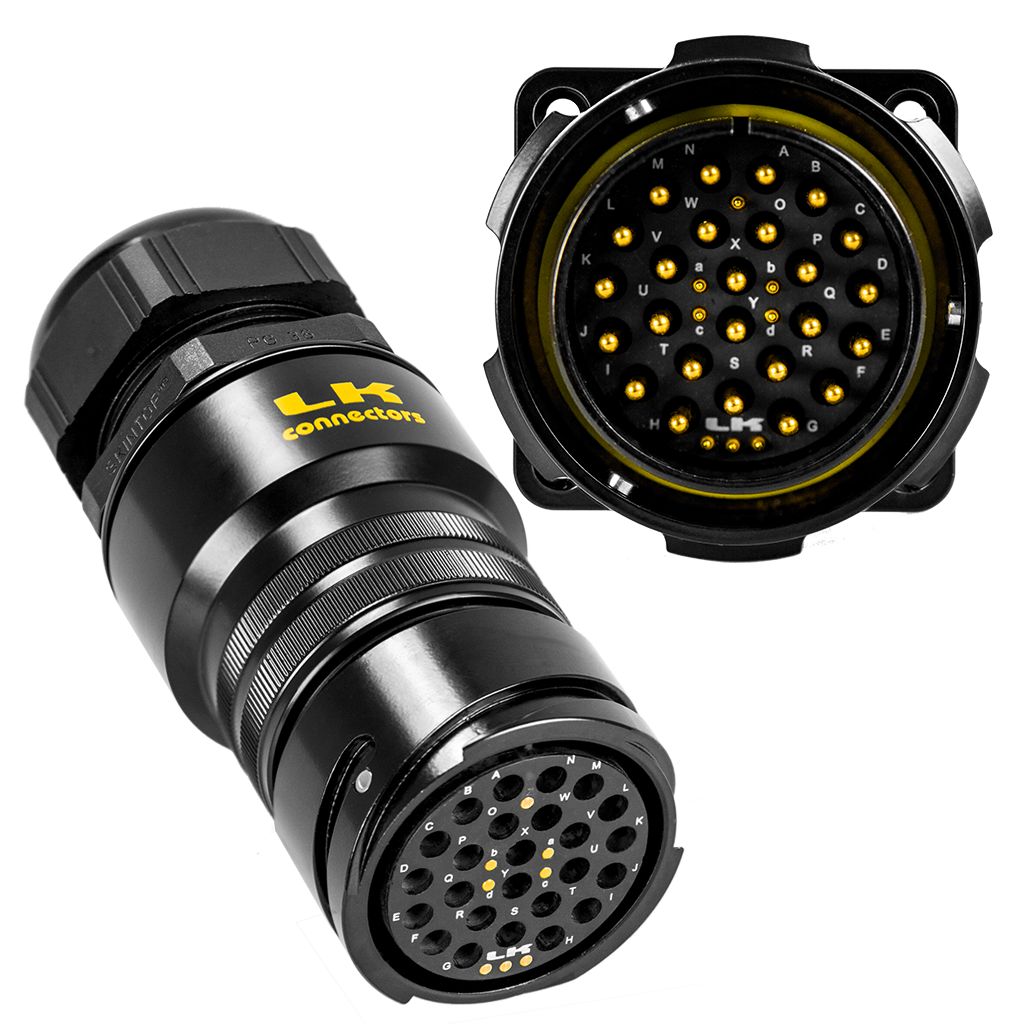 LK 25-Pole Speaker + 2 Data Connectors