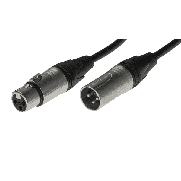 Image of Eurocable Microphone Cables with Neutrik XLR 3-pole Silver 'Canon' Connectors