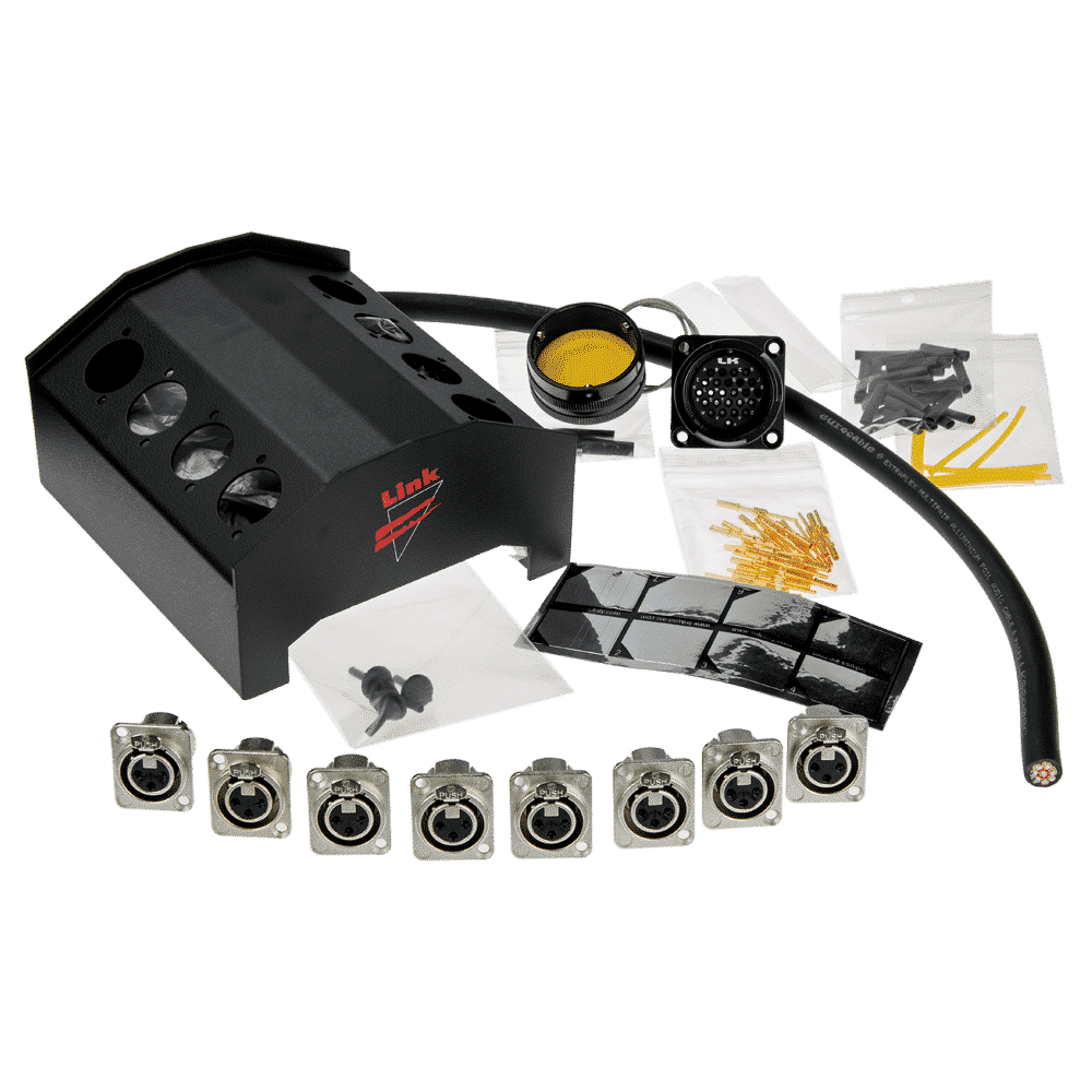 Kit Box Audio 8 Canali Con Connettore Da Pannello Multipolare