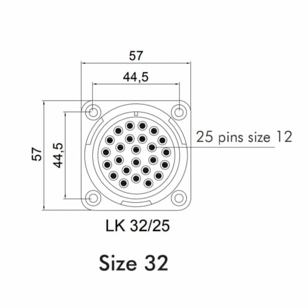 Image of LK 25 Pole Speaker Connectors Section